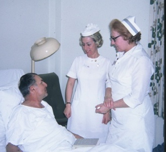 sheila le sueur with patient